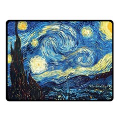 Starry Night Double Sided Fleece Blanket (small)  by Vaneshart