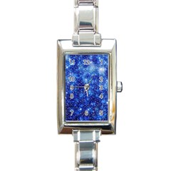 Blurred Star Snow Christmas Spark Rectangle Italian Charm Watch