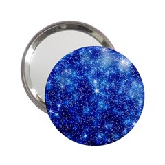 Blurred Star Snow Christmas Spark 2.25  Handbag Mirrors