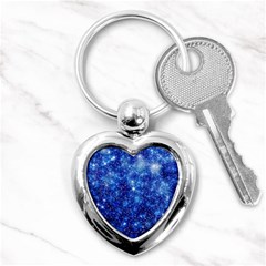 Blurred Star Snow Christmas Spark Key Chain (Heart)