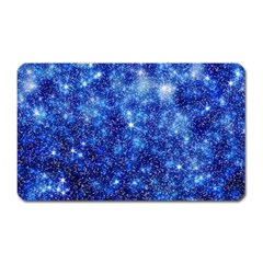 Blurred Star Snow Christmas Spark Magnet (Rectangular)