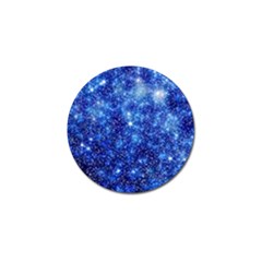 Blurred Star Snow Christmas Spark Golf Ball Marker