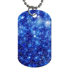 Blurred Star Snow Christmas Spark Dog Tag (Two Sides)