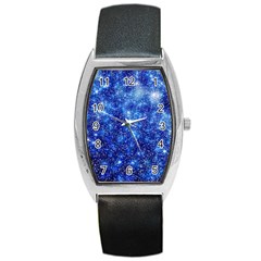 Blurred Star Snow Christmas Spark Barrel Style Metal Watch