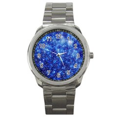 Blurred Star Snow Christmas Spark Sport Metal Watch