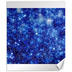 Blurred Star Snow Christmas Spark Canvas 8  x 10 