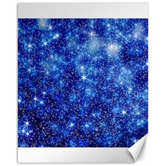 Blurred Star Snow Christmas Spark Canvas 16  x 20 