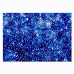 Blurred Star Snow Christmas Spark Large Glasses Cloth