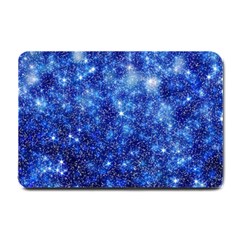 Blurred Star Snow Christmas Spark Small Doormat 