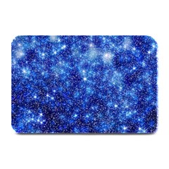 Blurred Star Snow Christmas Spark Plate Mats