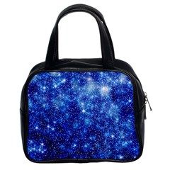 Blurred Star Snow Christmas Spark Classic Handbag (Two Sides)