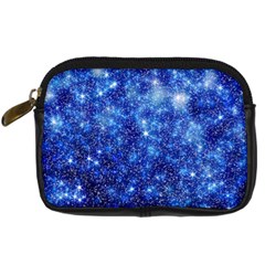 Blurred Star Snow Christmas Spark Digital Camera Leather Case