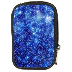 Blurred Star Snow Christmas Spark Compact Camera Leather Case