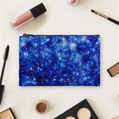 Blurred Star Snow Christmas Spark Cosmetic Bag (Medium)