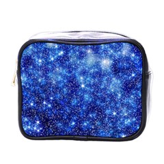 Blurred Star Snow Christmas Spark Mini Toiletries Bag (One Side)