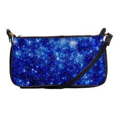 Blurred Star Snow Christmas Spark Shoulder Clutch Bag