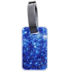 Blurred Star Snow Christmas Spark Luggage Tag (two sides)