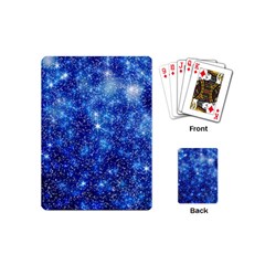 Blurred Star Snow Christmas Spark Playing Cards Single Design (Mini)