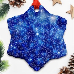 Blurred Star Snow Christmas Spark Ornament (Snowflake)