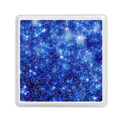 Blurred Star Snow Christmas Spark Memory Card Reader (Square)