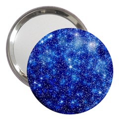 Blurred Star Snow Christmas Spark 3  Handbag Mirrors