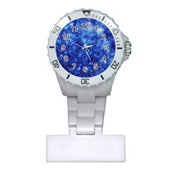 Blurred Star Snow Christmas Spark Plastic Nurses Watch