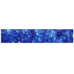 Blurred Star Snow Christmas Spark Large Flano Scarf 