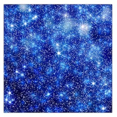 Blurred Star Snow Christmas Spark Large Satin Scarf (Square)