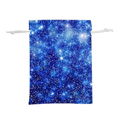 Blurred Star Snow Christmas Spark Lightweight Drawstring Pouch (S)