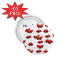 Summer Watermelon Pattern 1.75  Buttons (100 pack) 