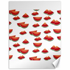 Summer Watermelon Pattern Canvas 18  x 24 