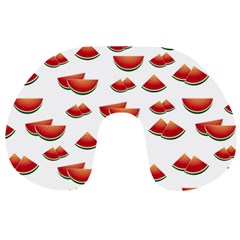 Summer Watermelon Pattern Travel Neck Pillow