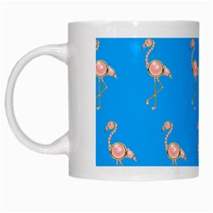 Flamenco Birds Exotic Nice Pink White Mugs by Mariart