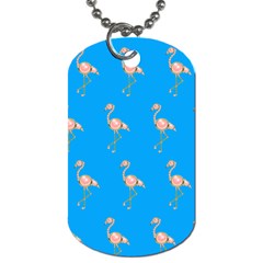 Flamenco Birds Exotic Nice Pink Dog Tag (one Side) by Mariart