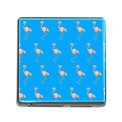 Flamenco Birds Exotic Nice Pink Memory Card Reader (square 5 Slot) by Mariart