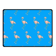 Flamenco Birds Exotic Nice Pink Fleece Blanket (small) by Mariart