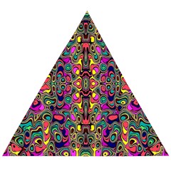 Abstract-a-7 Wooden Puzzle Triangle