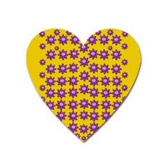 Lotus Bloom Always Live For Living In Peace Heart Magnet by pepitasart