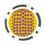 Lotus Bloom Always Live For Living In Peace Poker Chip Card Guard Front