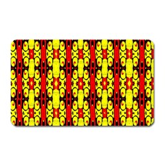 Red Black Yellow-9 Magnet (rectangular) by ArtworkByPatrick