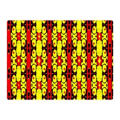 Red Black Yellow-9 Double Sided Flano Blanket (mini)  by ArtworkByPatrick