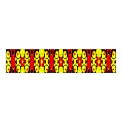 Red Black Yellow-9 Velvet Scrunchie by ArtworkByPatrick