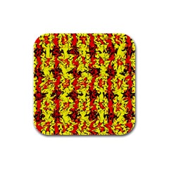 Rby-9 1 Rubber Square Coaster (4 Pack)  by ArtworkByPatrick