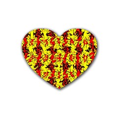 Rby-9 1 Heart Coaster (4 Pack)  by ArtworkByPatrick