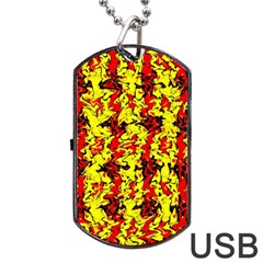 Rby-9 1 Dog Tag Usb Flash (one Side) by ArtworkByPatrick