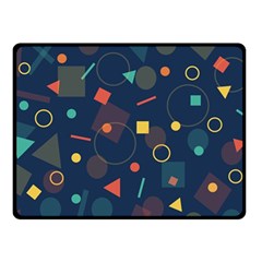 Background Backdrop Geometric Double Sided Fleece Blanket (small)  by Wegoenart