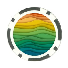 Background Waves Wave Texture Poker Chip Card Guard