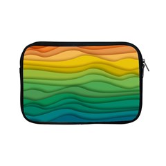 Background Waves Wave Texture Apple Ipad Mini Zipper Cases by Wegoenart