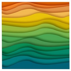 Background Waves Wave Texture Wooden Puzzle Square