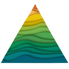 Background Waves Wave Texture Wooden Puzzle Triangle